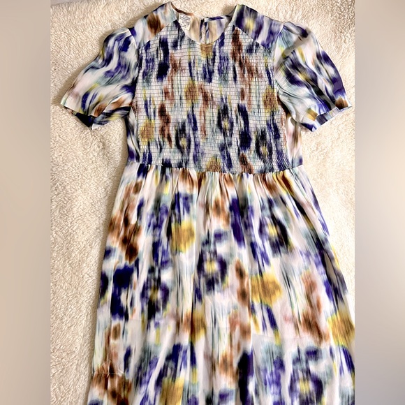 NEW! Baum Und Pferdgarten- Adamaris Dress Blue Floral - Picture 2 of 4